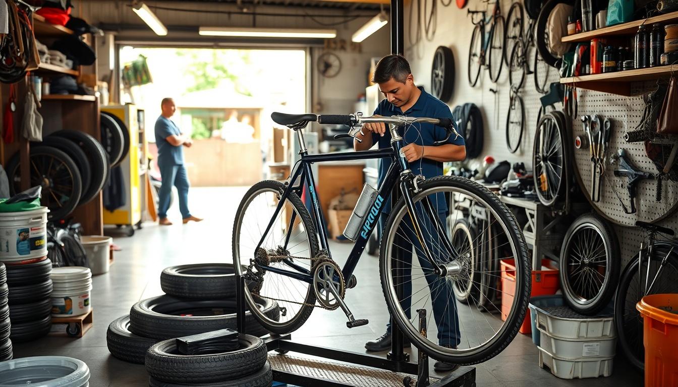 Careful Bicycle Service